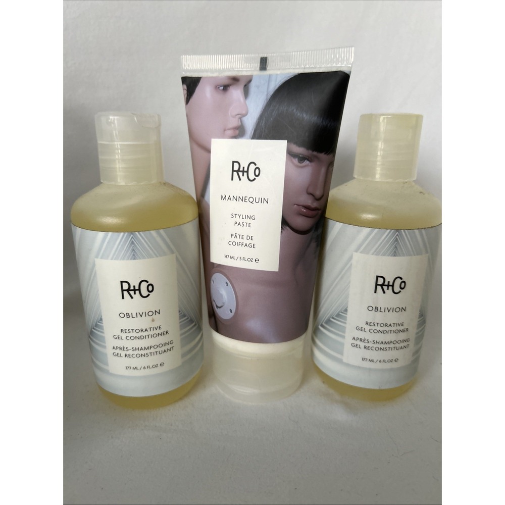g51R+CO Mannequin Styling Paste 5oz, Restorative Gel Conditioner(2) 6 oz ea. G51